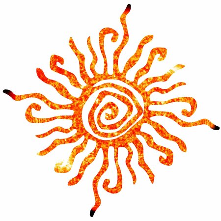 NEXT INNOVATIONS Sun Burst Southwestern Sun Wall Art 101410080-SUNBURST